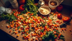 Recette avec les restes du frigo